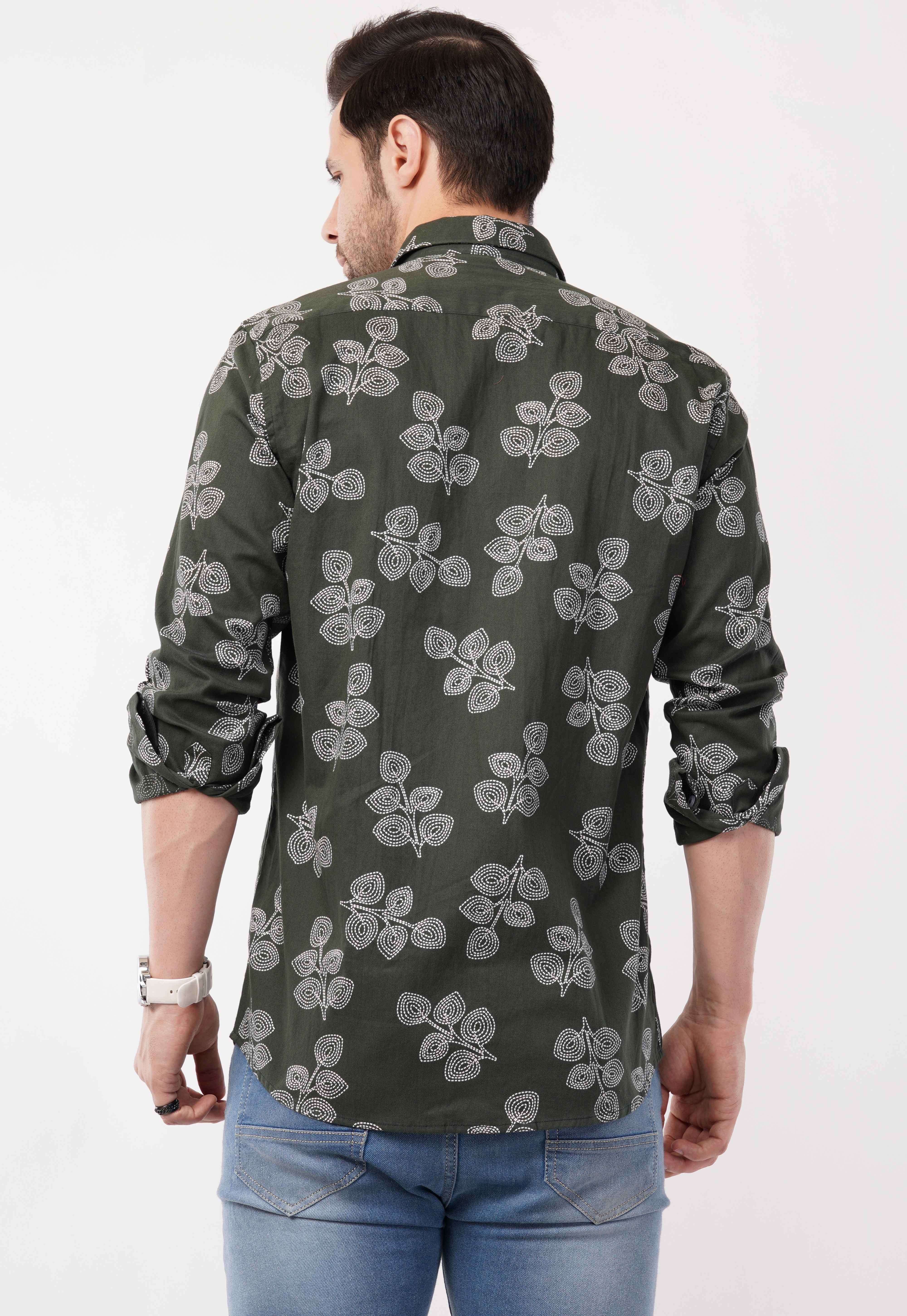 Olive Full Sleeve Shirt